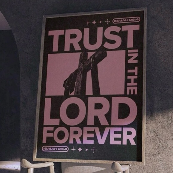 Trust in the Lord Forever Wall Art - Picture 2 of 7